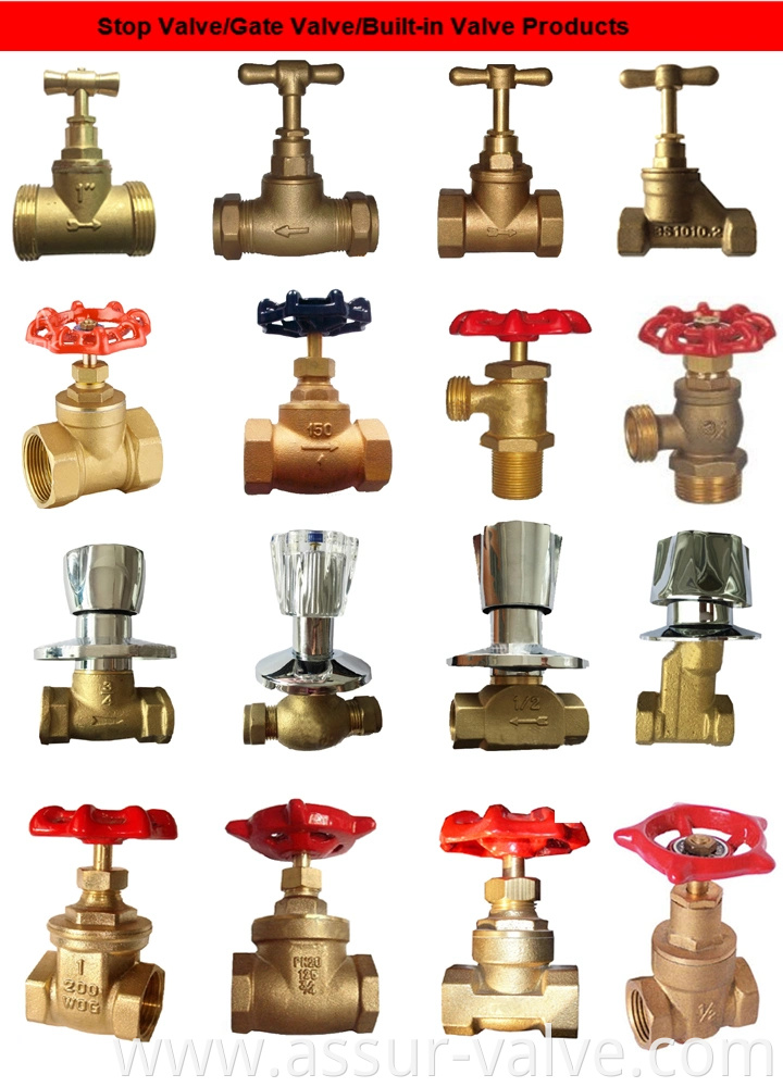 Zinc Alloy Handle Brass Angle Stop Valve as-S017